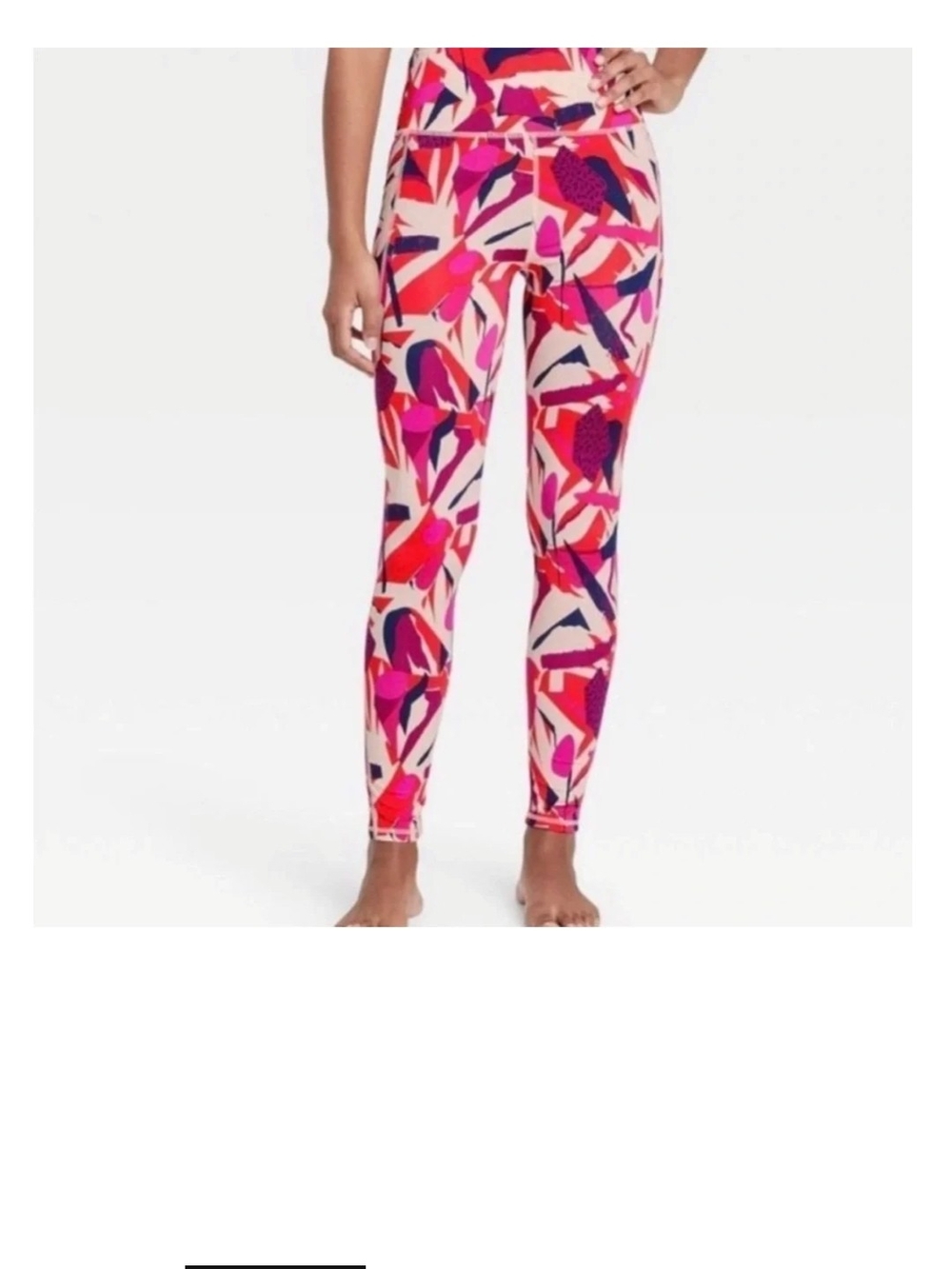 J. Dow Fitness Leggings With Side Pockets - Sz: Small